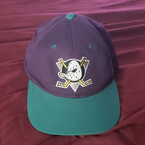 Vintage Sports Specialties Anaheim Mighty Ducks Snapback Hat Cap 90s NHL Men cas - Picture 1 of 8